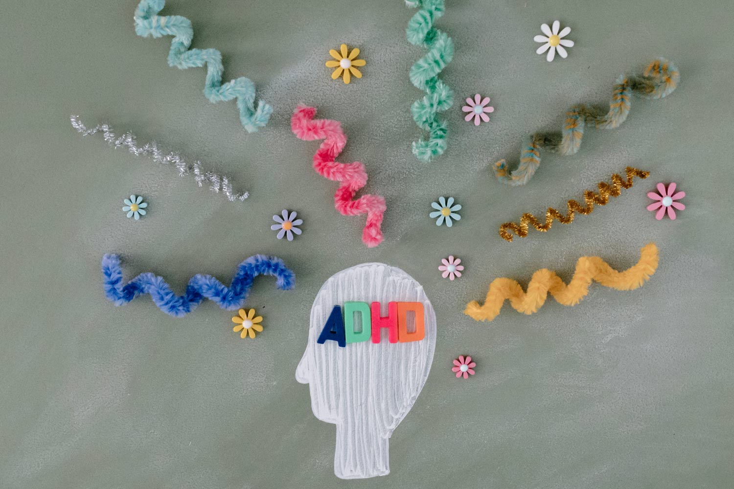 Natural ADHD Therapy in Bergen County image of a brain overlayed with the letters "ADHD"